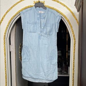 Vineyard Vines Light Blue Chambray Denim Dress Size 00